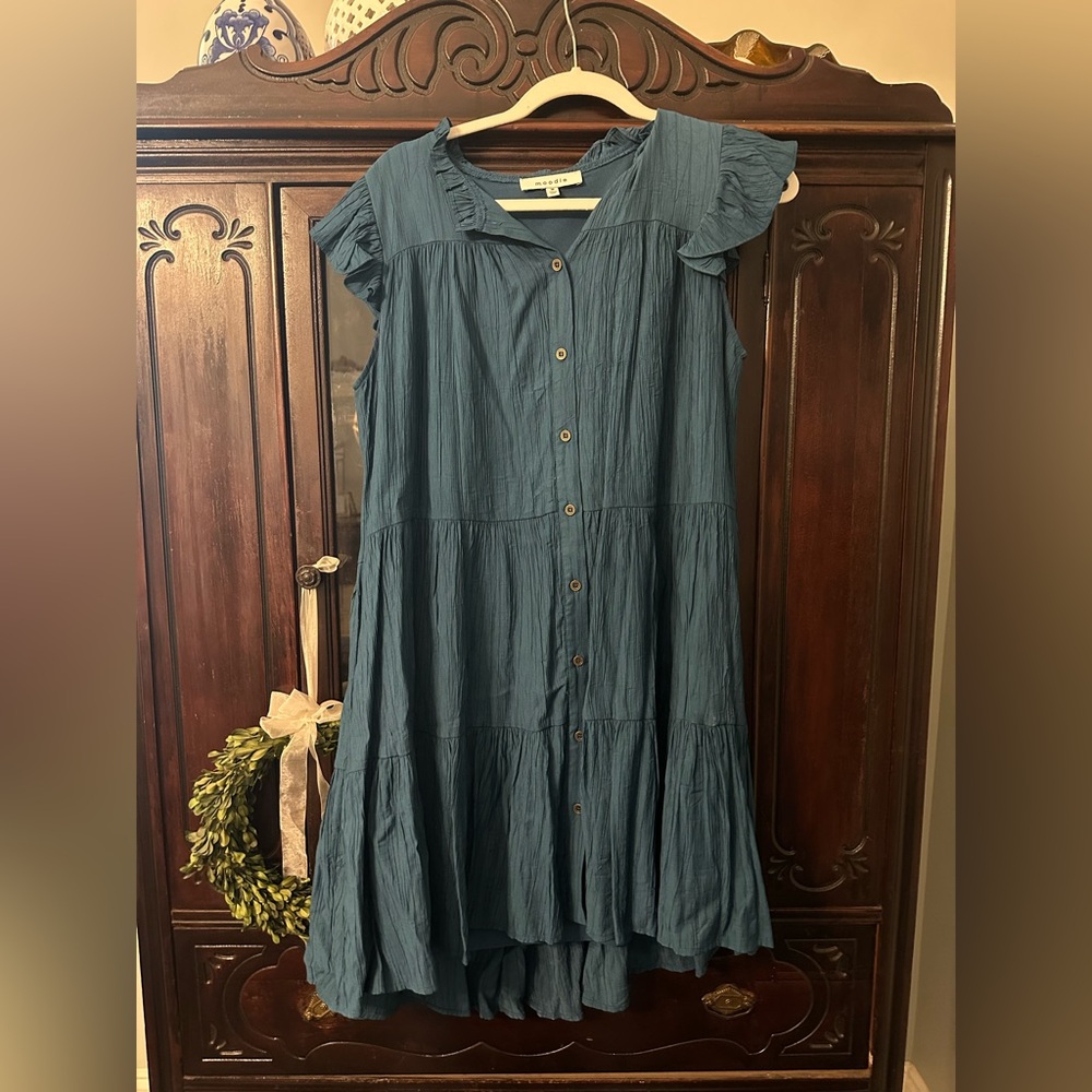 Moodie Teal Dress